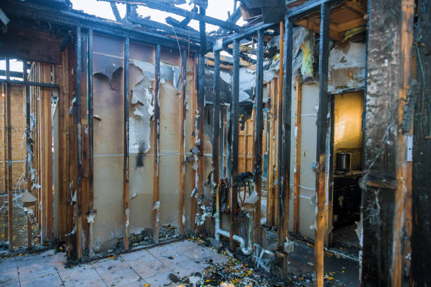 Professional Emergency Fire Cleanup technician working in North Bend, WA